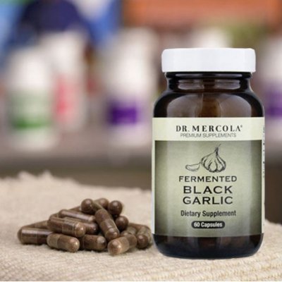 Dr. Mercola Fermentovaný černý česnek 60 kapslí – Zboží Mobilmania
