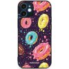 Pouzdro a kryt na mobilní telefon Apple Pouzdro Mobiwear Glossy Apple iPhone 12 - G046G - Donutky