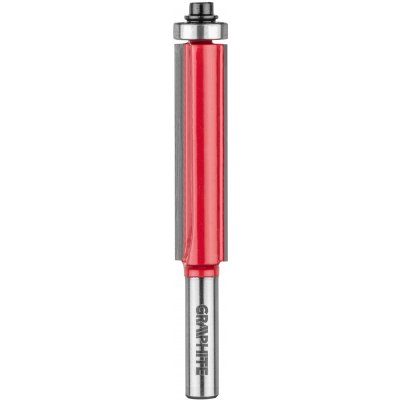 Graphite Přímá fréza se spodním ložiskem, dlouhý, HM, 13 x 50 mm, stopka 8 mm – Sleviste.cz