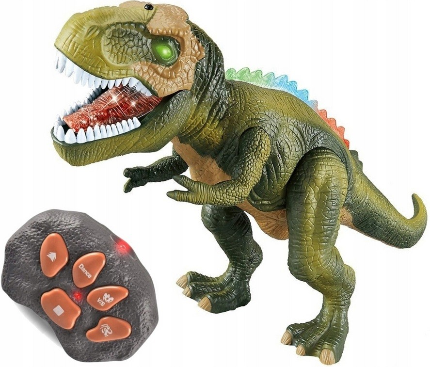 iMex Toys interaktivní dinosaurus zelený