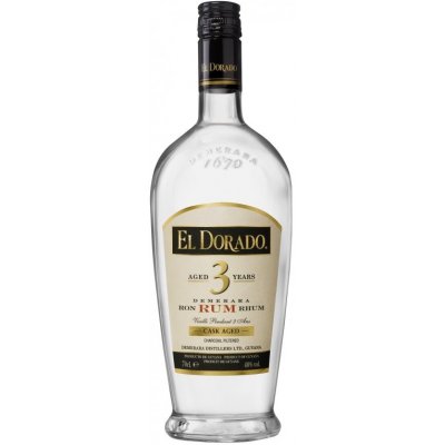 El Dorado Rum 3y White 40% 0,7 l (dárkové balení 1 sklenice) – Zbozi.Blesk.cz