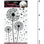 Anděl 10148 samolepící dekorace pampeliška černá 60x32cm – Zboží Dáma