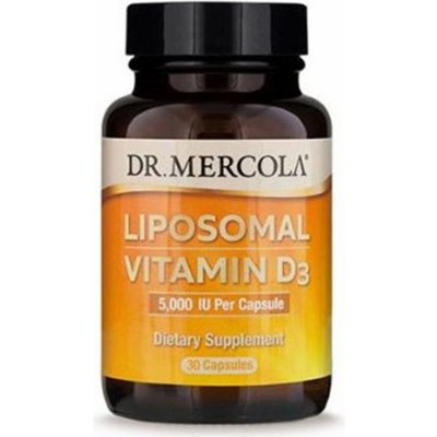 Dr. Mercola Vitamín D 5000 IU liposomální 30 kapslí – Hledejceny.cz
