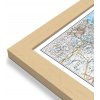 Nástěnné mapy National Geographic Írán - nástěnná mapa Classic 80 x 57 cm Varianta: mapa v dřevěném rámu, Provedení: Pegi přírodní