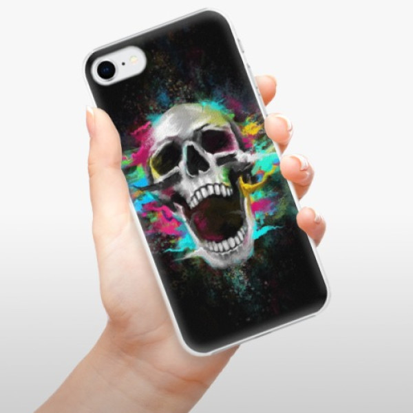 Pouzdro iSaprio - Skull in Colors - iPhone SE 2020