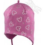 RDX Dívčí kojenecká čepice vázací Miky Fialovo stříbrná – Hledejceny.cz