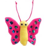 Magic Cat motýl plyšový s catnipem mix 13 cm 1ks – Sleviste.cz