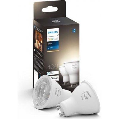 Philips Hue White LED žárovka GU10 5,2W 2-set – Zboží Živě