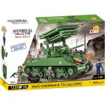 COBI 2569 WWII Americký raketomet Sherman M4A3 CALLIOPE T34 – Hledejceny.cz