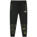 Chlapecké tepláky BAVLNĚNÉ S POTISKEM Černozelinkavá – Zbozi.Blesk.cz