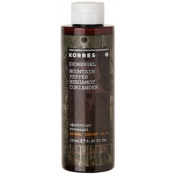 Korres Mountain Pepper pánský sprchový gel 250 ml