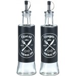 Excellent Houseware Skleněná láhev na olej/ocet Morgan 300 ml sada 2ks – Zboží Dáma