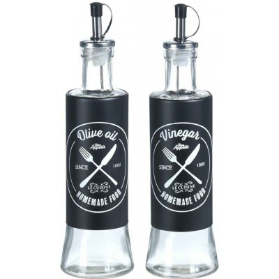 Excellent Houseware Skleněná láhev na olej/ocet Morgan 300 ml sada 2ks – Zboží Dáma