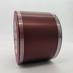 Smuteční stuha 3 pruhy - 8cm/50y - bordo stříbrné pruhy - ST3922 – Hledejceny.cz
