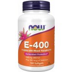 NOW Foods Vitamin E-400 400 IU 100 softgel kapslí – Hledejceny.cz