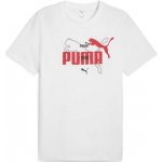 Puma Essentials LOGO LAB SUMMER TEE Pánské triko bílá – Sleviste.cz