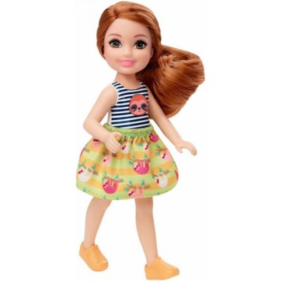Barbie Chelsea v triku s lenochodem – Zboží Mobilmania