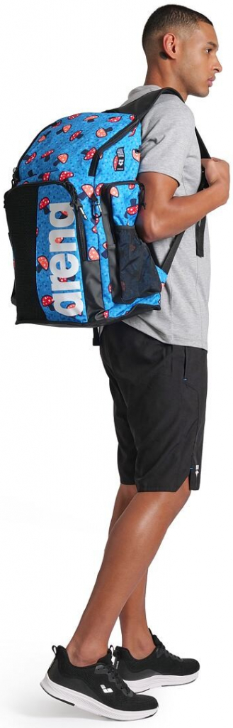 Spiky III Allover Backpack 45 l Mushrooms