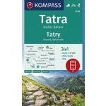KOMPASS Wanderkarte 2130 Tatra Hohe, Belaer, Tatry, Vysoké, Belianske – Hledejceny.cz