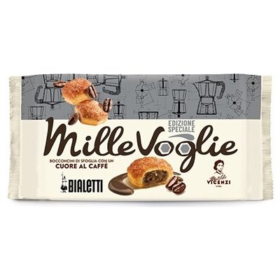 Matilde Vicenzi Millefoglie Caffè Bialetti kávové sušenky 100 g – Zboží Dáma