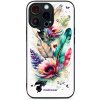 Pouzdro a kryt na mobilní telefon Apple Pouzdro Mobiwear Glossy Apple iPhone 13 Pro - G017G Pírka a květy