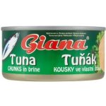 Giana Tuňák kousky ve vlastní šťávě 185 g – Hledejceny.cz