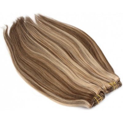 Deluxe clip in sada 51cm tmavý melír – Zboží Dáma