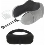 VELMAL Cestovní sada - polštář z paměťové pěny, maska na oči, špunty do uší – Sleviste.cz