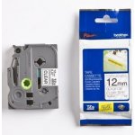 Páska do tiskárny štítků Brother, TZ-S131, 12mm, černý tisk/průsvitný podklad, extrémně ad TZES131 – Hledejceny.cz