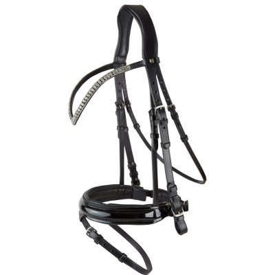 Horze Anatomická uzdečka Grayson Černá – Zboží Dáma
