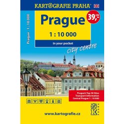 Prague - city centre in your pocket 1 : 10 000