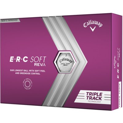 Callaway ERC soft REVA TRIPLE TRACK 23 3-plášťové bílé 3 ks – Zboží Mobilmania