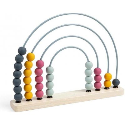 BIGJIGS TOYS Dřevěné duhové počítadlo – Sleviste.cz