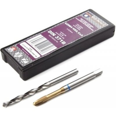 Sada str.záv.M4x0,7 ISO2 HSSCo5 TiN DIN371B+vrták CZ004-03,30 – Zboží Mobilmania