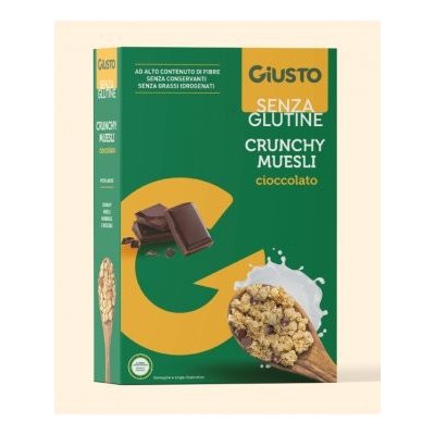 Giusto Choco müsli chrunchy bez lepku čokoládové 375 g – Zboží Mobilmania