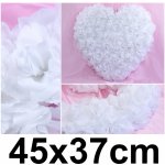 Svatební dekorace na auto SRDCE 45 x 37 cm (1ks/bal) – Zbozi.Blesk.cz