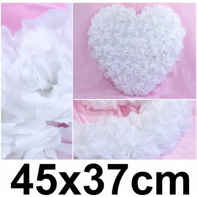 Svatební dekorace na auto SRDCE 45 x 37 cm (1ks/bal) – Zbozi.Blesk.cz