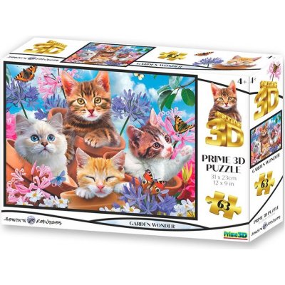 PRIME 3D PUZZLE Zahrada 63 ks – Zbozi.Blesk.cz