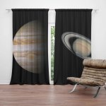 Sablio Závěs Planety a slunce: 2ks 140x250cm – Hledejceny.cz