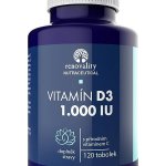 Renovality Vitamin D3 1000 IU s přírodním Vitamínem C 120 kapslí – Hledejceny.cz