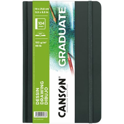 Canson Skicář Graduate Art Book Drawing 160 g/m² 104 listů 14 x 21,6 cm pevná vazba – Hledejceny.cz
