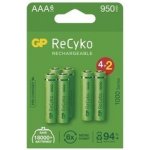 GP Batteries Nabíjecí baterie GP ReCyko 1000 AAA HR03 6ks – Zbozi.Blesk.cz