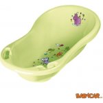 Keeeper dětská vanička 84cm Hippo s výpustí zelená – Zboží Mobilmania
