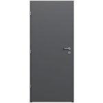 Porta doors ZK Plechové pozinkované lakované antracit plné levé 80 x 197 cm SCWP0PML08LNT0SP3KH000 – Hledejceny.cz