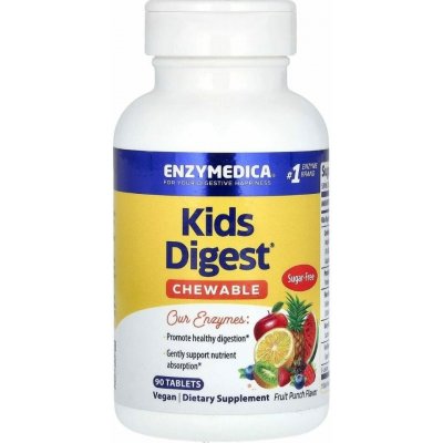 Enzymedica Kids Digest Fruit Punch 90 žvýkacích tablet – Hledejceny.cz