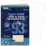 Argus Linkovaný školní sešit s okrajem 444 Blue Jeans A4 – Hledejceny.cz