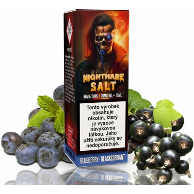 Nightmare Salt - Blueberry Blackcurrant 10 ml 20 mg – Zboží Mobilmania