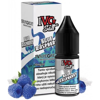 I VG Salt Blue Raspberry 10 ml 10 mg – Zbozi.Blesk.cz