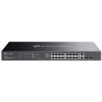 TP-Link OMADA switch ES220GMP (16xGbE,2xGbE/SFPcombo,16xPoE+,250W) – Hledejceny.cz