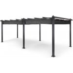 Blumfeldt Pantheon 3 x 6 m, hliník, sluneční stříška, polyester, šedá – Zboží Dáma